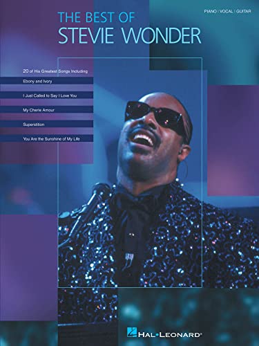 9780634031649: THE BEST OF STEVIE WONDER PIANO VOCAL GUITAR SONGBOOK BOOK