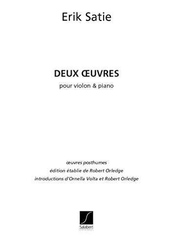 9780634036200: Deux oevres de jeunesse: Violin and Piano