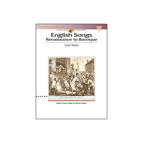 9780634038662: English songs (low voice) +cd: The Vocal Library