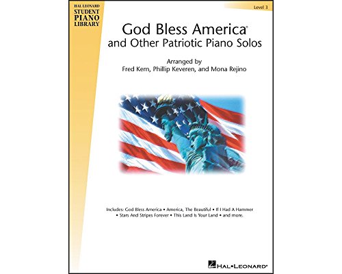 Stock image for God Bless America and Other Patriotic Piano Solos - Level 3: Hal Leonard Student Piano Library National Federation of Music Clubs 2020-2024 Selection (Hal Leonard Student Piano Library (Songbooks)) for sale by BooksRun