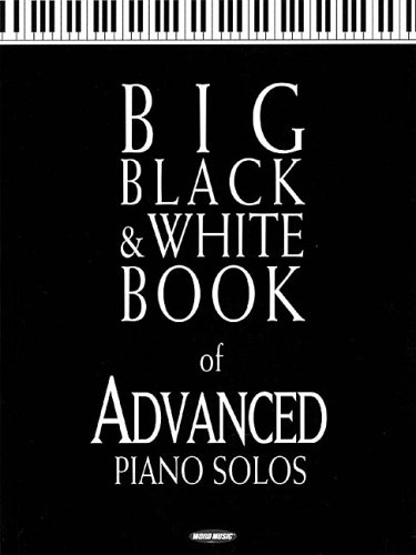 9780634043420: Big Black and White Book of Advanced Piano Solos