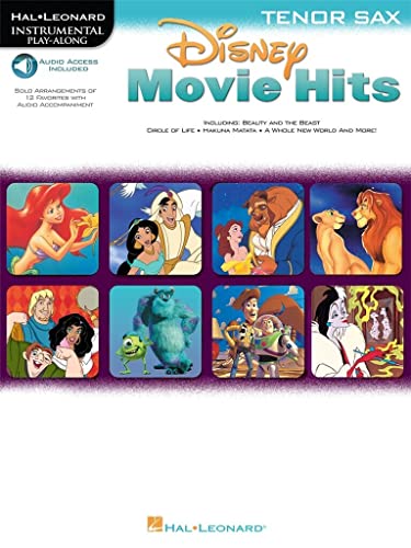 Stock image for DISNEY MOVIE HITS (TENOR SAXOPHONE) TSAX BOOK/CD for sale by Reuseabook