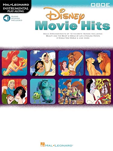 9780634043840: DISNEY MOVIE HITS (OBOE) BOOK/CD: Instrumental Play-Along - Oboe