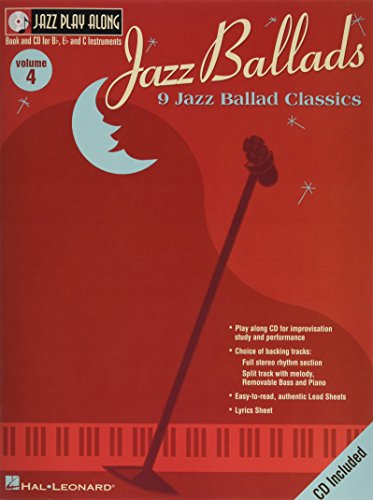Imagen de archivo de Jazz Ballads: Jazz Play-Along Volume 4 (Jazz Play-Along Series) a la venta por HPB Inc.
