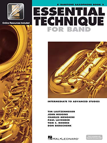 Stock image for Essential Technique for Band with EEi, Bk 3 E Flat Baritone Saxophone for sale by Jenson Books Inc
