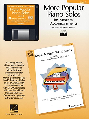 More Popular Piano Solos - Level 3 - GM Disk: Instrumental Accompaniments on GM Disk Hal Leonard Student Piano Library (Hal Leonard Student Piano Library (Audio)) (9780634044434) by [???]