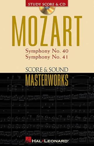 Stock image for Mozart - Symphony No. 40 in G Minor/Symphony No. 41 in C Major: Score & Sound Masterworks for sale by Poverty Hill Books