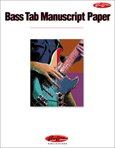 Stock image for Bass Tab Manuscript Paper for sale by Half Price Books Inc.