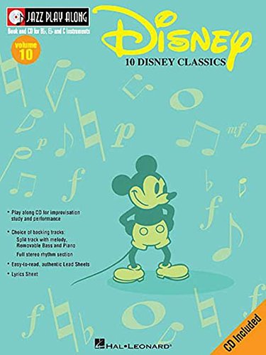 Disney: Jazz Play-Along Volume 10 - Hal Leonard Corp.