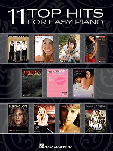 9780634055805: 11 Top Hits for Easy Piano - 2008 Edition
