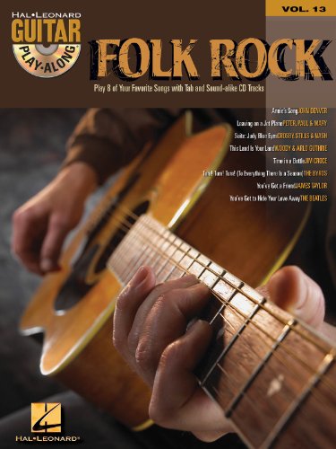 9780634056338: GUITAR PLAY-ALONG VOLUME 13 FOLK ROCK TAB GTR BOOK/CD