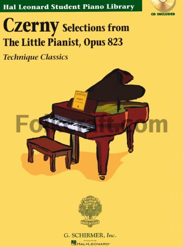 9780634057717: Selections from the little pianist opus 823 piano +cd: Technique Classics Hal Leonard Student Piano Library