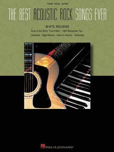 9780634059087: The best acoustic rock songs ever piano, voix, guitare