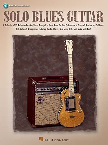 Beispielbild fr Solo Blues Guitar Book/Online Audio zum Verkauf von Blackwell's