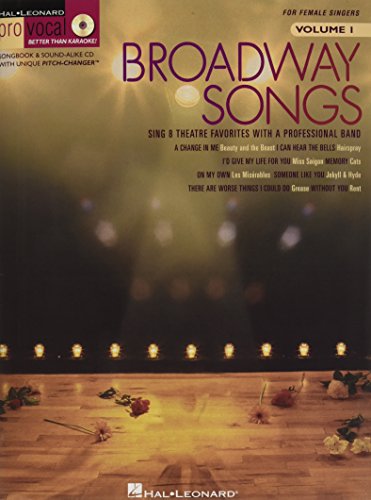 Beispielbild fr Broadway Songs : Pro Vocal Women's Edition Volume 1 zum Verkauf von Better World Books