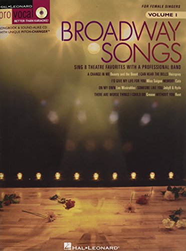 9780634063022: Broadway songs - for female singers +cd: Pro Vocal Women's Edition Volume 1