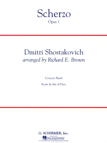 Scherzo, Op.1. (9780634064661) by Shostakovich, Dmitri