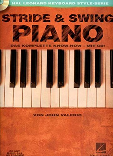 9780634065064: German- Stride and Swing Piano