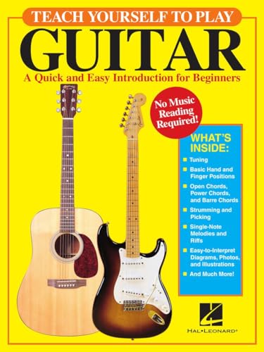 Imagen de archivo de Teach Yourself to Play Guitar: A Quick and Easy Introduction for Beginners a la venta por Goodwill of Colorado