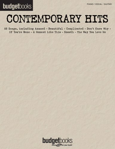 9780634067327: Contemporary Hits: Piano, Vocal, Guitar (Budgetbooks)