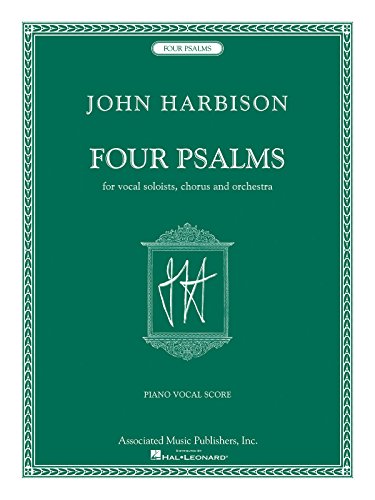 Beispielbild fr FOUR PSALMS PIANO VOCAL SCORE FOR SOLOISTS CHROUS & ORCH Format: Paperback zum Verkauf von INDOO