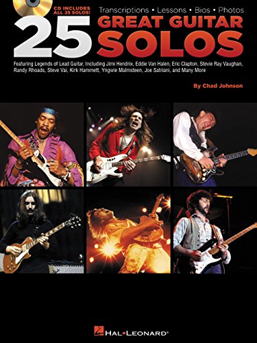 Imagen de archivo de Hal Leonard 25 Great Guitar Solos Tab Songbook Bk/Online Audio a la venta por HPB-Ruby
