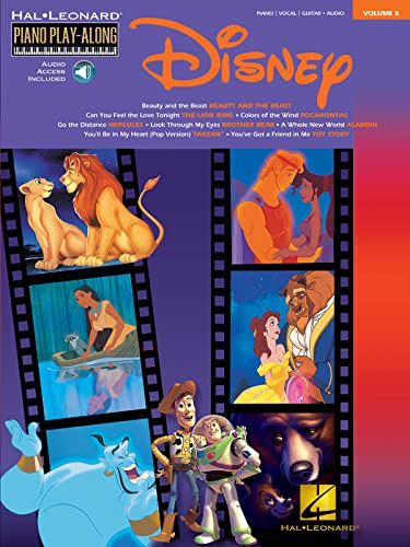 Beispielbild fr Disney: Piano Play-Along Volume 5 (Hal Leonard Piano Play-Along) zum Verkauf von Wonder Book