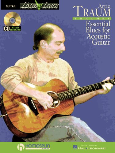 Imagen de archivo de Artie Traum Teaches Essential Blues for Acoustic Guitar: Learn the Songs and Techniques of Acoustic Blues (Guitar Listen & Learn) a la venta por SecondSale