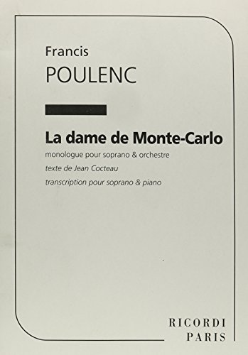 Imagen de archivo de La Dame de Monte Carlo: Vocal Score a la venta por AHA-BUCH GmbH