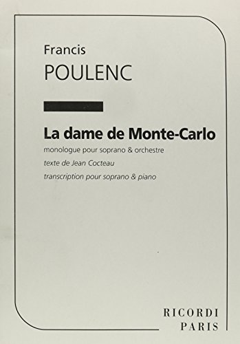 Stock image for La Dame de Monte Carlo: Vocal Score for sale by AHA-BUCH GmbH