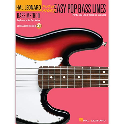 Beispielbild fr Even More Easy Pop Bass Lines - Hal Leonard Bass Method Book/Online Audio zum Verkauf von BooksRun