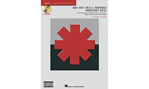 9780634074394: Greatest Hits Signature Licks For Bass Guitar: Red Hot Chili Peppers (Bass Signature Licks)