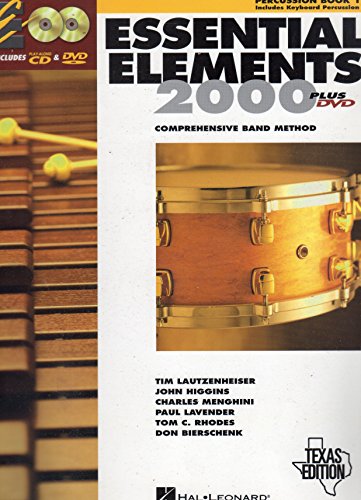 9780634075025: Texas Essential Elements 2000 - Percussion
