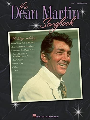 Dean Martin Songbook Piano Vocal Guitar Artist Songbook