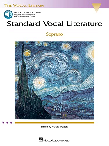 Beispielbild fr Standard Vocal Literature - An Introduction to Repertoire: Soprano Edition with Access to Online Recordings of Accompaniments and Diction Lessons (Vocal Library) zum Verkauf von BooksRun