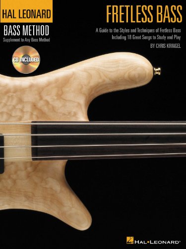 Imagen de archivo de Fretless Bass - A Guide to the Styles and Techniques of Fretless Bass Book/Online Audio (Hal Leonard Bass Method) a la venta por Book Deals