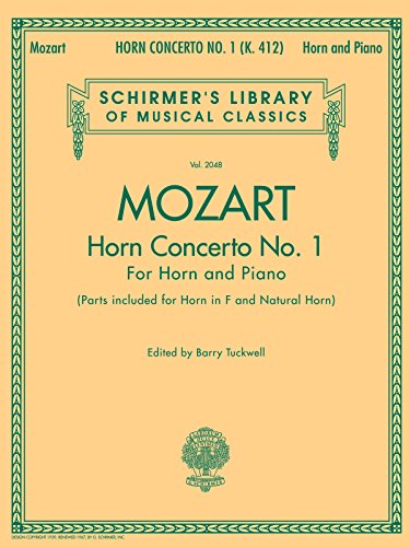 Stock image for W.A. Mozart: Horn Concerto No.1 (Horn, Piano Accompaniment / Instrumental Work) for sale by Revaluation Books