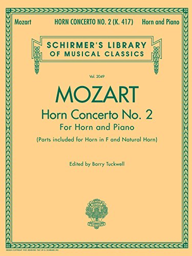 9780634081736: W.A. MOZART: HORN CONCERTO NO.2