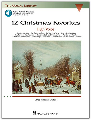 9780634081828: 12 Christmas Favorites - High Voice (The Vocal Library Series)