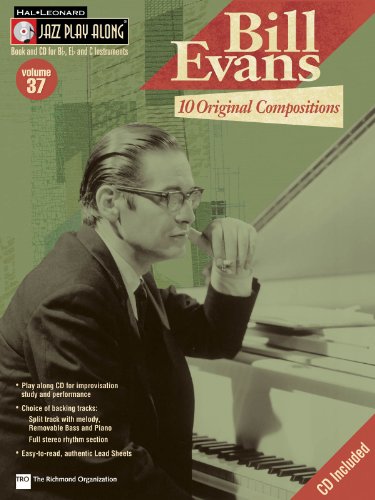 Stock image for Bill Evans: 10 Original Compositions: Jazz Play-Along Volume 37 (Hal Leonard Jazz Play-Along) for sale by GoldBooks