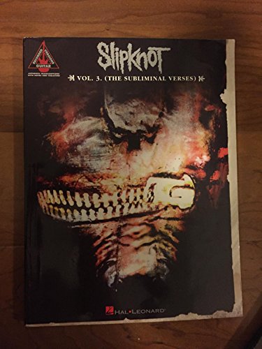 Beispielbild fr Slipknot - Vol. 3 (The Subliminal Verses) (Guitar Recorded Versions) zum Verkauf von McPhrey Media LLC