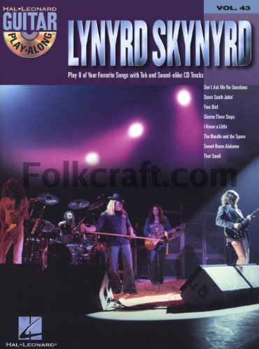 9780634090233: Lynyrd Skynyrd Guitar Playalong: 43: Guitar Play-Along Volume 43