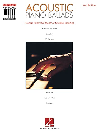 Imagen de archivo de Acoustic Piano Ballads a la venta por ThriftBooks-Atlanta