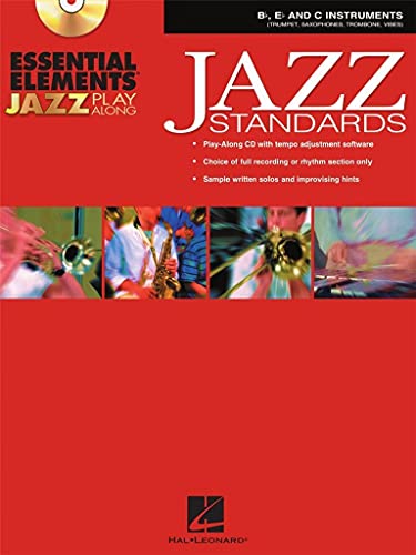 9780634091841: Essential elements jazz play-along -jazz standards - recueil + cd /cd-rom instruments bb, eb, c