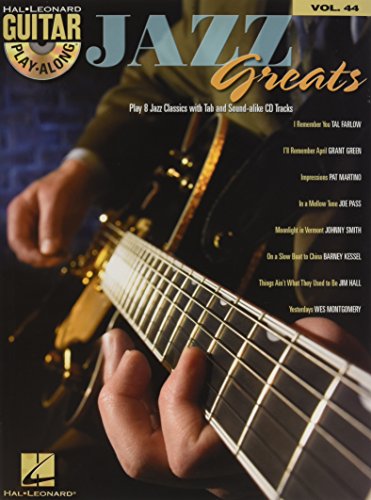 9780634094446: Jazz greats guitare +cd: Guitar Play-Along Volume 44 (Hal Leonard Guitar Play-Along)