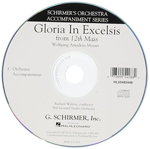 Beispielbild fr Wolfgang Amadeus Mozart, Gloria in Excelsis (from 12th Mass)Chor : CD zum Verkauf von AHA-BUCH GmbH