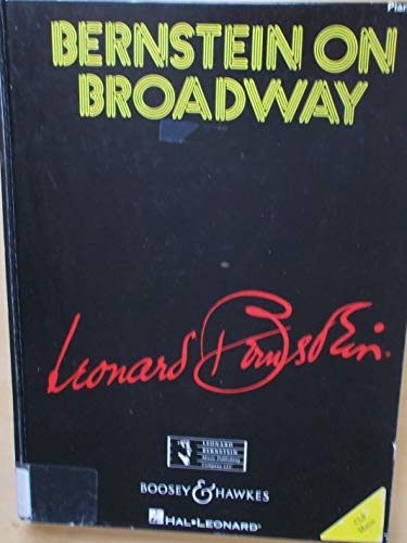 Imagen de archivo de Bernstein on Broadway a la venta por ThriftBooks-Dallas