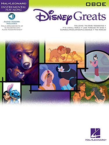 9780634096839: Disney greats solo arrangements of 15 favorite songs oboe recueil + enregistrement(s) en ligne: Instrumental Play-Along - Oboe