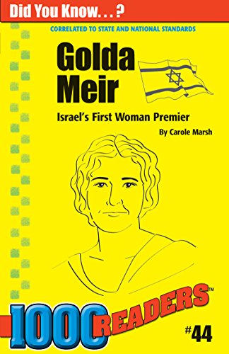 Golda Meir: Israel's First Woman Premier (44) (1000 Readers) (9780635015136) by Carole Marsh