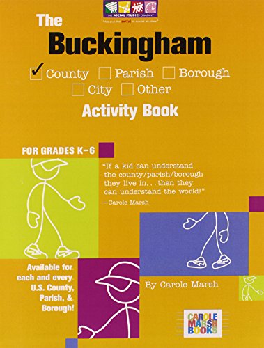 The Buckingham County Virginia Activity Book (9780635029416) by Carole Marsh